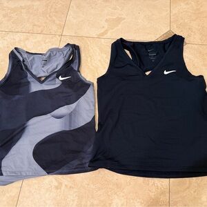 Nike Women's Navy and Navy+ Gray Tank Tops
$15 for 2